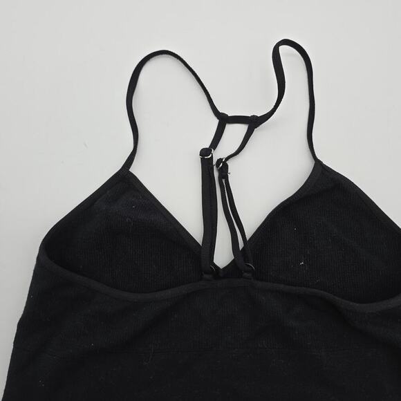Anthropologie Bra Womens Small Medium Modal T Spaghetti Ribbed Bralette Jenny - Picture 5 of 7